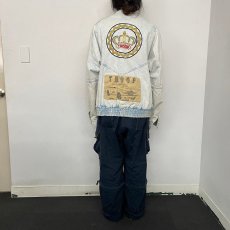 画像5: 80〜90's TROOP ロゴ刺繍デニムジャケット L (5)