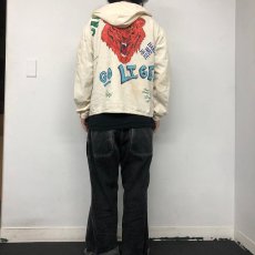 画像5: 90's Hand Painted サックパーカ XL (5)