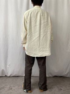 画像3: POLO Ralph Lauren "WHITE IELD" リネンシャツ L (3)