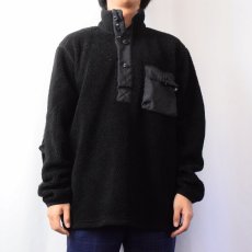 画像2: NIKE ACG THERMAL LAYER 2 COUCHE THERMIQUE ボアフリース プルオーバージャケット BLACK XL L (2)