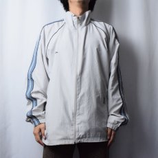 画像2: 90's UMBRO ロゴ刺繍 ポリエステルジップジャケット XL (2)