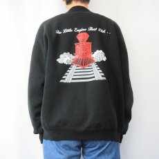 画像4: 90's RUSSEL ATHELETIC USA製 前V "Lucent Technologies" プリントスウェット BLACK XXL (4)