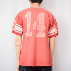 画像3: 60's〜 "14" ナンバリング フットボールTシャツ  (3)