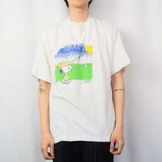 画像2: PEANUTS SNOOPY "SNOOPY in Hungary" キャラクタープリントTシャツ XL (2)