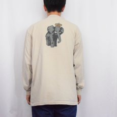 画像4: 90's STUSSY "LARGE AND IN CHARGE !!" キングエレファント プリントロンT (4)