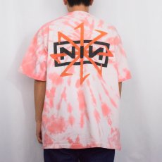 画像4: 90's NINE INCH NAILS "DEVIL TOUR 1995" ロックバンドプリント タイダイTシャツ  (4)