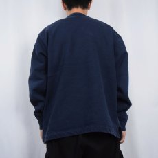 画像3: 90's Champion 目無し 無地スウェット NAVY XL (3)