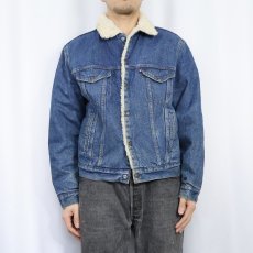 画像2: 80's Levi's USA製 ボアライナー デニムジャケット SIZE42R (2)