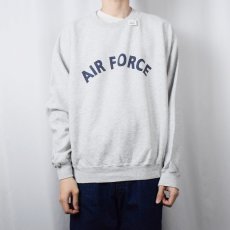 画像2: JERZEES USA製 "AIR FORCE" プリントスウェット L (2)