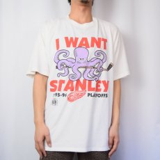 画像2: 90's Detroit Red Wings "I WANT STANLEY" NHLチームプリントTシャツ L (2)