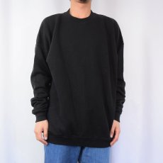 画像2: 90's STURDY SWEATS USA製 無地スウェット BLACK 2X (2)