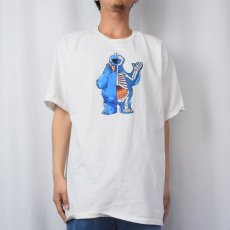 画像2: COOKIE MONSTER キャラクタープリントTシャツ XXL (2)