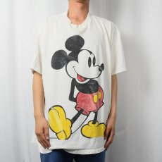 画像2: 90's Disney USA製 MICKEY MOUSE キャラクター大判プリントTシャツ  (2)