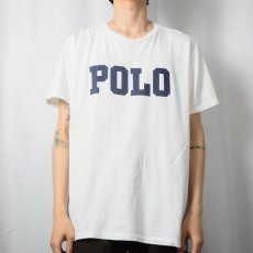 画像2: 2000's POLO Ralph Lauren ロゴプリントTシャツ L (2)