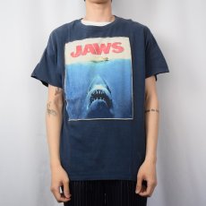 画像3: JAWS スリラー映画プリントTシャツ L (3)