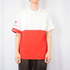 画像3: 90's American Red Cross Disaster Relief USA製 2トーンポケットTシャツ XL  (3)