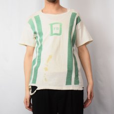 画像3: 50〜60's Russell Southern 染み込みプリントTシャツ XL (3)