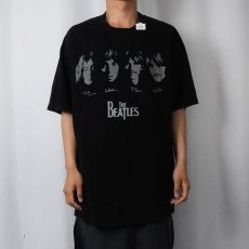 画像2: THE BEATLES ロックバンドプリントTシャツ XL (2)