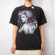 画像3: 2011 LADY GAGA "BORN THIS WAY" ミュージシャンツアーTシャツ L (3)