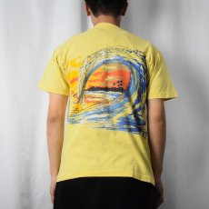 画像5: 70's HANG TEN サーフィン 大判プリントTシャツ M (5)