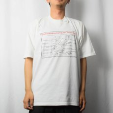 画像2: "Understanding Computer Technology" シュールイラストTシャツ XXL (2)