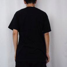 画像3: 90's BAYSIDE USA製 "HEAVY WEIGHT" 無地ポケットTシャツ BLACK L (3)