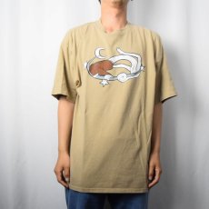 画像3: 90's Scribe Industries ローラースケートブランド ロゴプリントTシャツ XL (3)