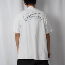 画像4: 90's mossimo USA製 "CHIVALROUS" ロゴプリントTシャツ L (4)