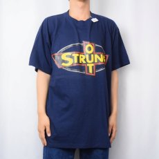 画像3: 2000's Strung Out "FAT WRECK CHORDS" パンクロックバンドプリントTシャツ NAVY XL (3)