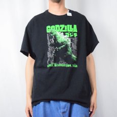 画像3: 2000's GODZILLA "WORLD DESTRUCTION TOUR" キャラクタープリントTシャツ BLACK (3)