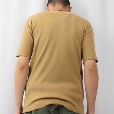 画像3: 90's〜 Ralph Lauren AUTHENTIC ROUGHWEAR 猫目ボタン ヘンリーネックリブニットTシャツ L (3)