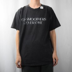 画像2: "CG SMOOTHERS COVER GIRL" コスメブランドプリントTシャツ BLACK L (2)