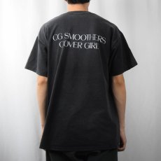 画像3: "CG SMOOTHERS COVER GIRL" コスメブランドプリントTシャツ BLACK L (3)