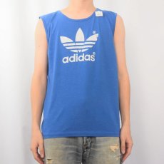 画像2: 80's〜 adidas ロゴプリントタンクトップ  (2)