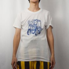 画像2: 70's〜 MAYO SPRUCE USA製 車プリントTシャツ XL  (2)