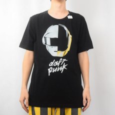 画像3: 2000's daft punk ミュージシャンプリントTシャツ BLACK (3)