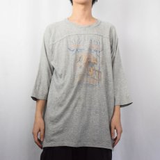 画像2: 80's "SUPER BOWL REDSKING" NFLチームプリント フットボールTシャツ XL (2)