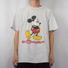 画像2: 90's Disney USA製 MICKEY MOUSE "Walt Disney World" キャラクタープリントTシャツ XL (2)