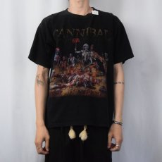 画像3: 2000's CANNIBAL CORPSE デスメタルバンドTシャツ BLACK L (3)