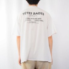 画像3: 【お客様専用ページ】2000's Tetes Raides "Gratte poil" フォークロックバンドTシャツ XL (3)