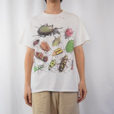 画像3: 90's Wild Cotton Jay Jausheski "Insect" 昆虫プリントTシャツ M (3)