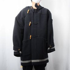 画像3: 80's STONE ISLAND "MONTGOMERY DUFFLE COAT" BLACK L (3)