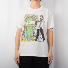 画像2: 80's Elvis Presley USA製 ミュージシャンプリントTシャツ XL (2)