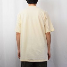 画像3: 80〜90's Hanes USA製 無地Tシャツ IVORY XL  (3)