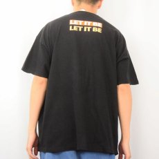 画像4: 2000's THE BEATLES "LET IT BE" ロックバンドプリントTシャツ BLACK 2XL (4)