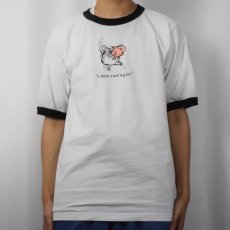 画像2: Dr.Seuss JUMBO "Fish in the pot" キャラクタープリントリンガーTシャツ  (2)