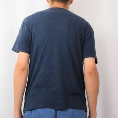 画像3: 【お客様専用ページ】70〜80's NIKE 社外タグ 4連ロゴプリントTシャツ NAVY L (3)