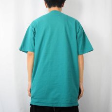 画像3: 90's L.L.Bean×RUSSELL ATHLETIC USA製  無地ポケットTシャツ GREEN XXL (3)