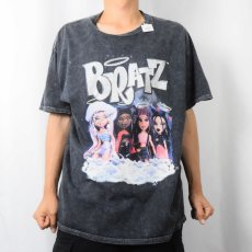 画像3: BRATZ ケミカルウォッシュ ラメプリントTシャツ XL (3)