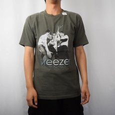 画像3: 2000's Weezer "Midget Tour 2001" オルタナティブロックバンドTシャツ M (3)